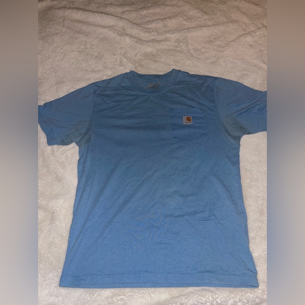Carhartt Men's Short Sleeve Blue Tee